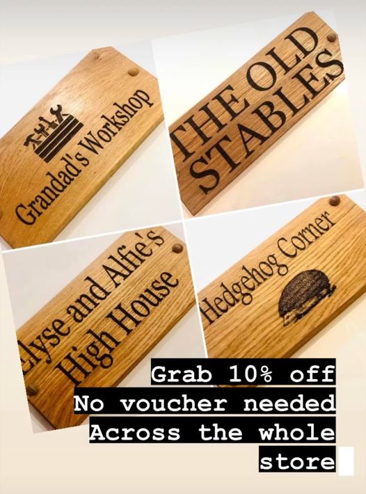 Wooden Signs Welsh Wood Craft
