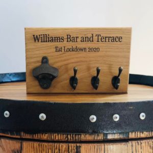Functional and Stylish Oak Man Cave Accessory